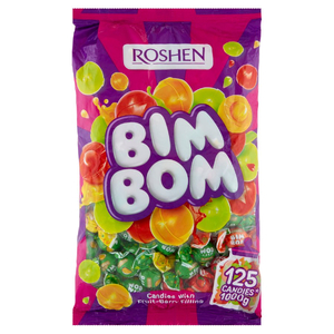 Cukierki owocowe karmelki nadziewane Roshen Bim-Bom 1 kg