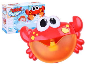 bąbelkowy wesoły Krab zabawka do kąpieli na baterie | ZA2687