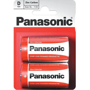 bateria  Panasonic  2szt.  R20 blister 12szt. 