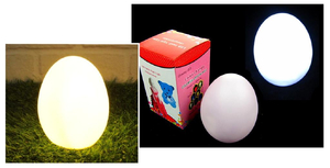jajko wielkanocne świecące LED 8x7 cm EAB-16121